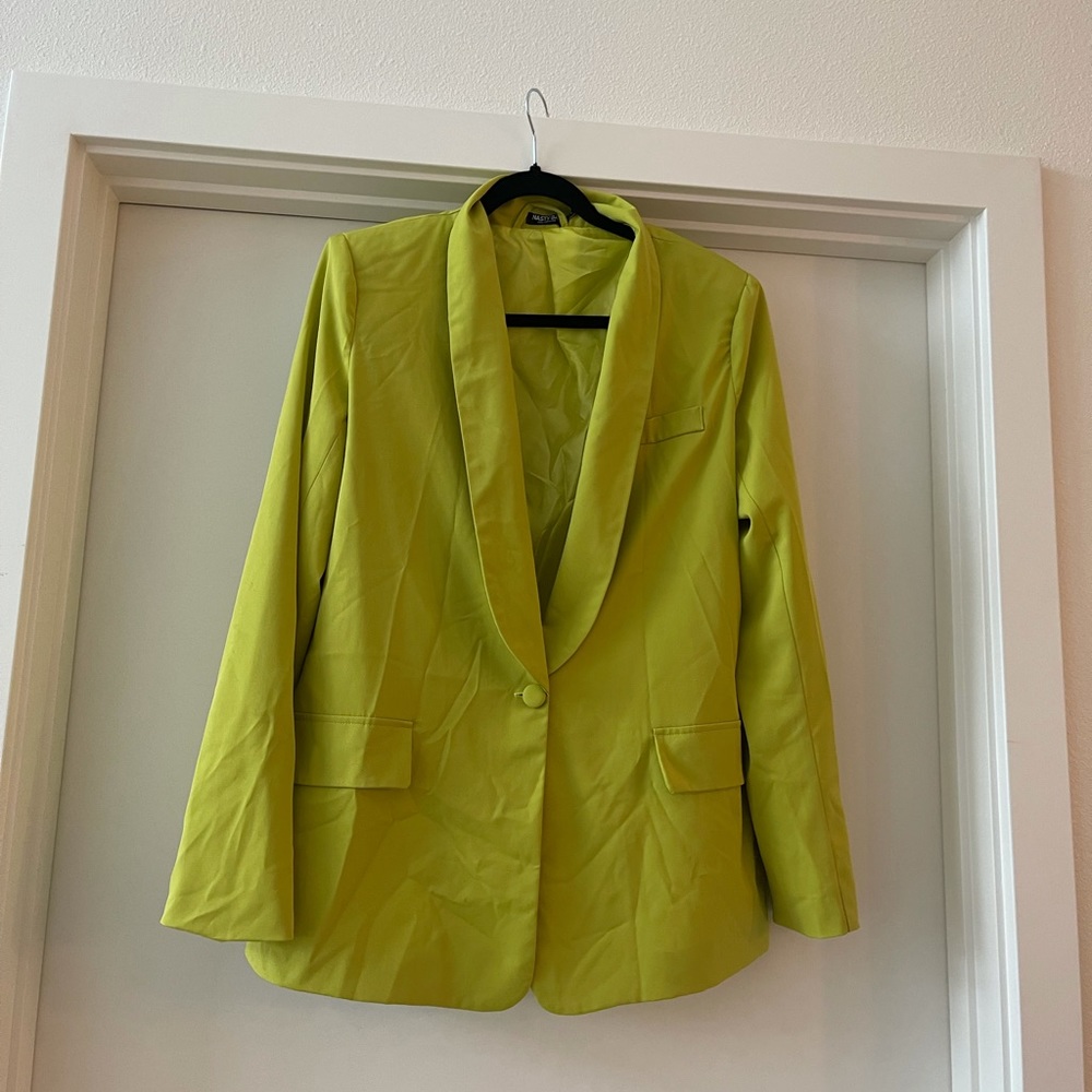 Nasty Gal lime  blazer
